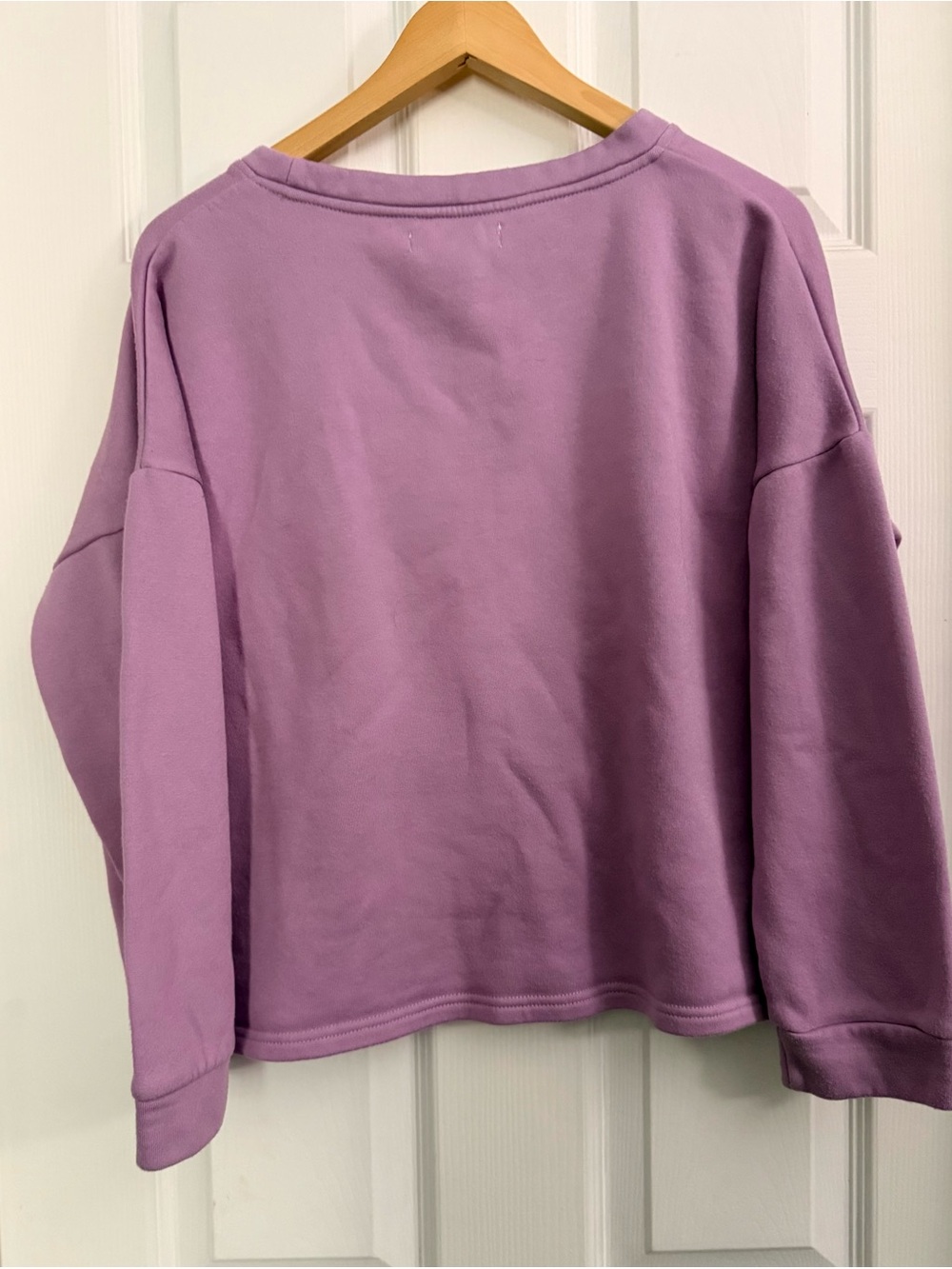 Rae Dunn Lavender LOVE. Pullover Sweatshirt - Picture 2 of 3